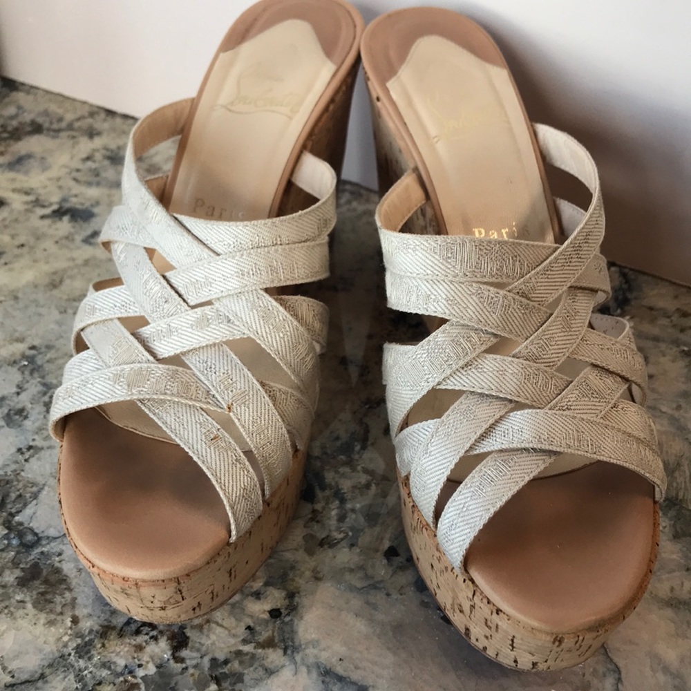 Christian Louboutin Ribbon Espadrilles